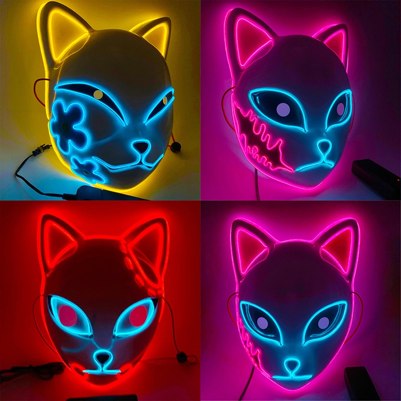 Anime Demon Slayer LED Mask