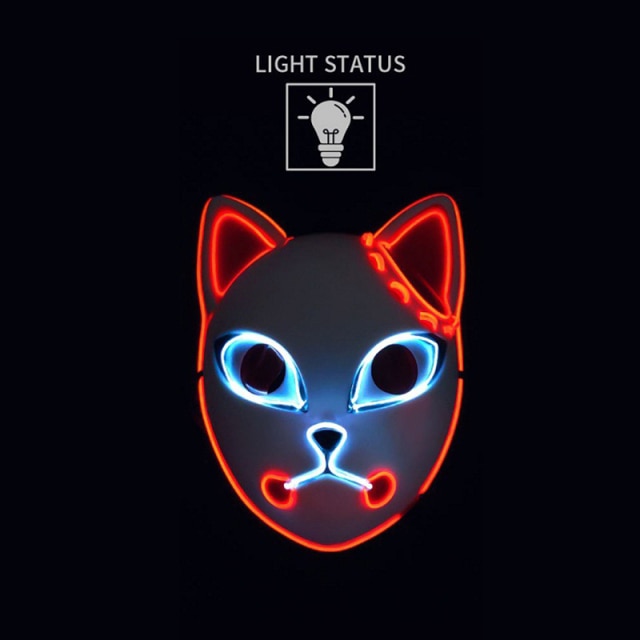 Anime Demon Slayer LED Mask