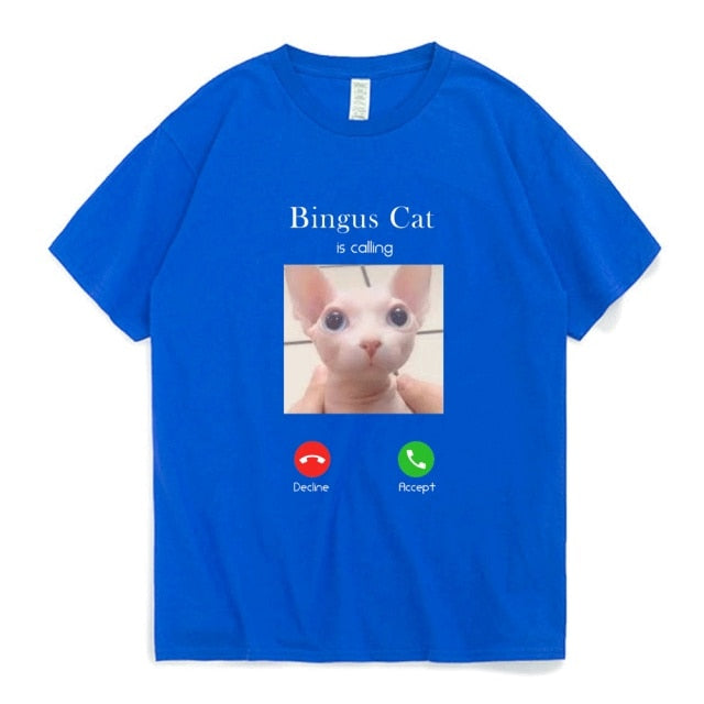 Bingus Cat Is Calling Memes T-Shirt Unisex